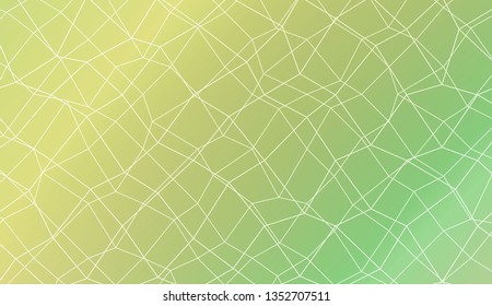 Hipster pattern with polygonal mesh elements. For modern interior design, fashion print. Vector illustration. Creative gradient color