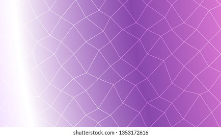 Hipster pattern with polygonal mesh elements. For modern interior design, fashion print. Vector illustration. Creative gradient color