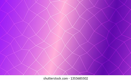 Hipster pattern with polygonal mesh elements. For modern interior design, fashion print. Vector illustration. Creative gradient color