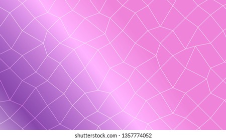Hipster pattern with polygonal mesh elements. For modern interior design, fashion print. Vector illustration. Creative gradient color