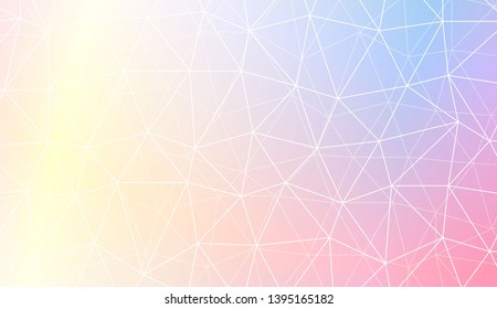 Hipster pattern with polygonal pattern with triangles elements. For modern interior design, fashion print. Vector illustration. Blurred Background, Smooth Gradient Texture Color