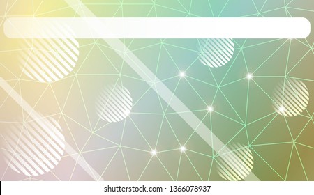 Hipster pattern with triangles, line, circle, space for text elements. For modern interior design, fashion print. Vector illustration. Abstract Gradient Soft Colorful Background