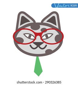  Hipster pet icon set. vector illustrations.