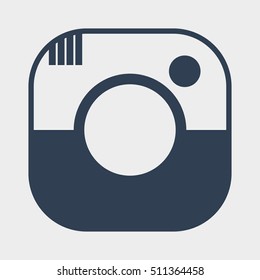 Hipster photo camera Icon