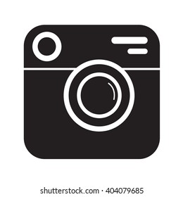 Hipster Photo camera Icon Illustration design