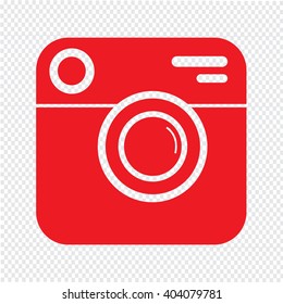 Hipster Photo camera Icon Illustration design