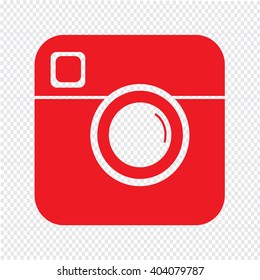 Hipster Photo camera Icon Illustration design