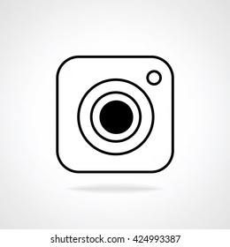 Instagram Icon Black High Res Stock Images Shutterstock