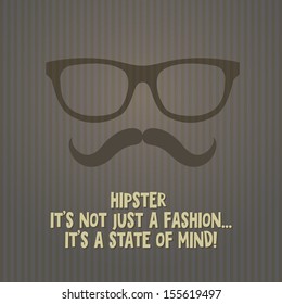 Hipster poster