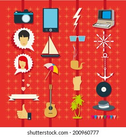 hipster and retro set