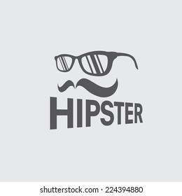 hipster retro vector design template