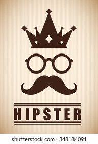 Hipster retro and vintage style graphic design, vector illustration