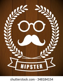 Hipster retro and vintage style graphic design, vector illustration