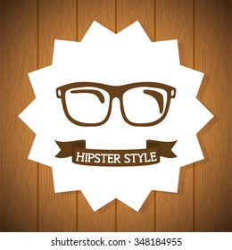 Hipster retro and vintage style graphic design, vector illustration