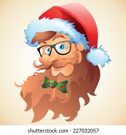 hipster santa
