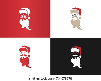 Hipster Santa variations
