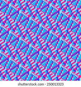 Hipster Seamless Pattern Vector