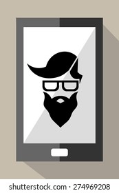 hipster selfie