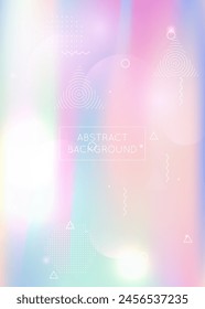 Hipster Shape. Neon Pattern. Retro Luminous Template. Memphis Flyer. Minimal Fluid. Simple Dots. Violet Shiny Presentation. Round Poster. Blue Hipster Shape