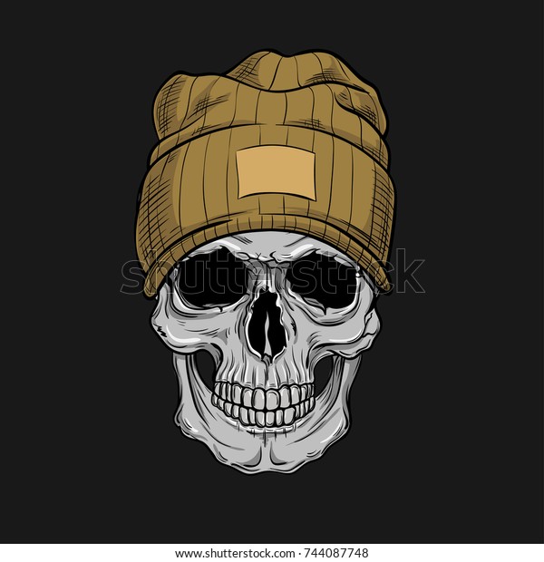 hipster skull cap