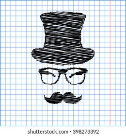 Hipster style accessories design