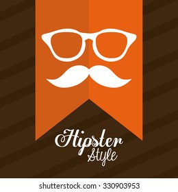 Hipster Style concept with fashion icons design, vector illustration 10 eps graphic.
