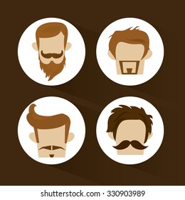 Hipster Style concept with fashion icons design, vector illustration 10 eps graphic.