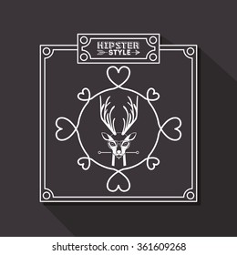 hipster style design 