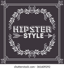 hipster style design 