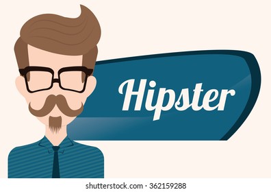 Hipster style design 