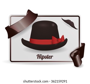 Hipster style design 