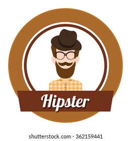 Hipster style design 