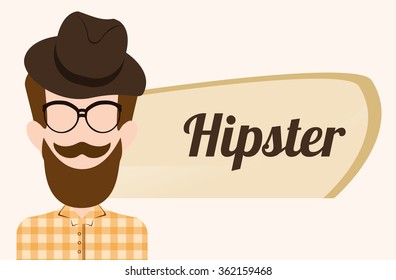 Hipster style design 