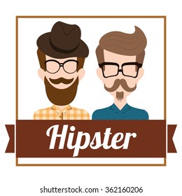 Hipster style design 