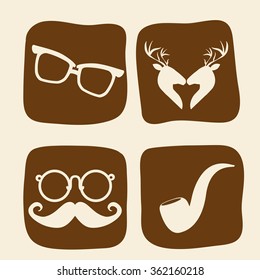 Hipster style design 