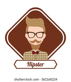 Hipster style design 