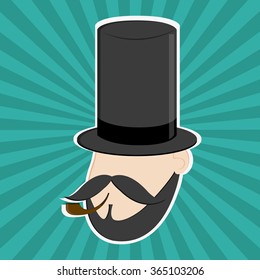 Hipster style design 
