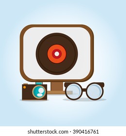 Hipster style design 