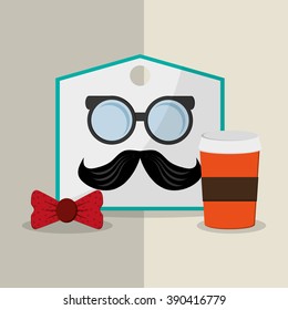 Hipster style design 