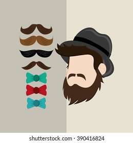 Hipster style design 