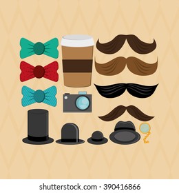 Hipster style design 