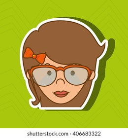 hipster style  design 