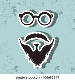 hipster style  design 