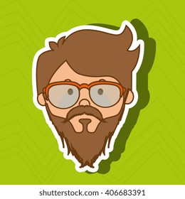 hipster style  design 