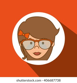 hipster style  design 