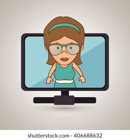 hipster style  design 
