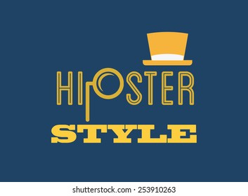 hipster style design, vector illustration eps10 graphic 
