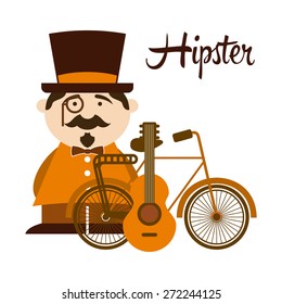 hipster style design, vector illustration eps10 graphic 