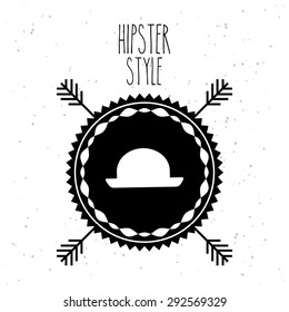 Hipster style design, vector illustration eps 10