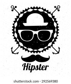 Hipster style design, vector illustration eps 10